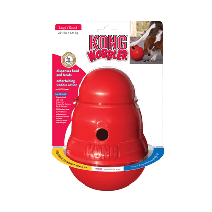 Kong Wobbler Dog Treat & Food Dispensing Toy