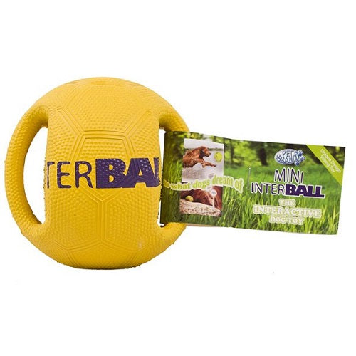 Interball Swing Rubber Ball Dog Toy Small