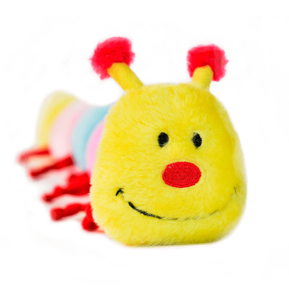Zippy Paws Caterpillar w/ Squeakers Stuffing Free Dog Toy