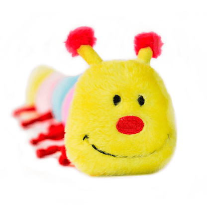 Zippy Paws Caterpillar w/ Squeakers Stuffing Free Dog Toy